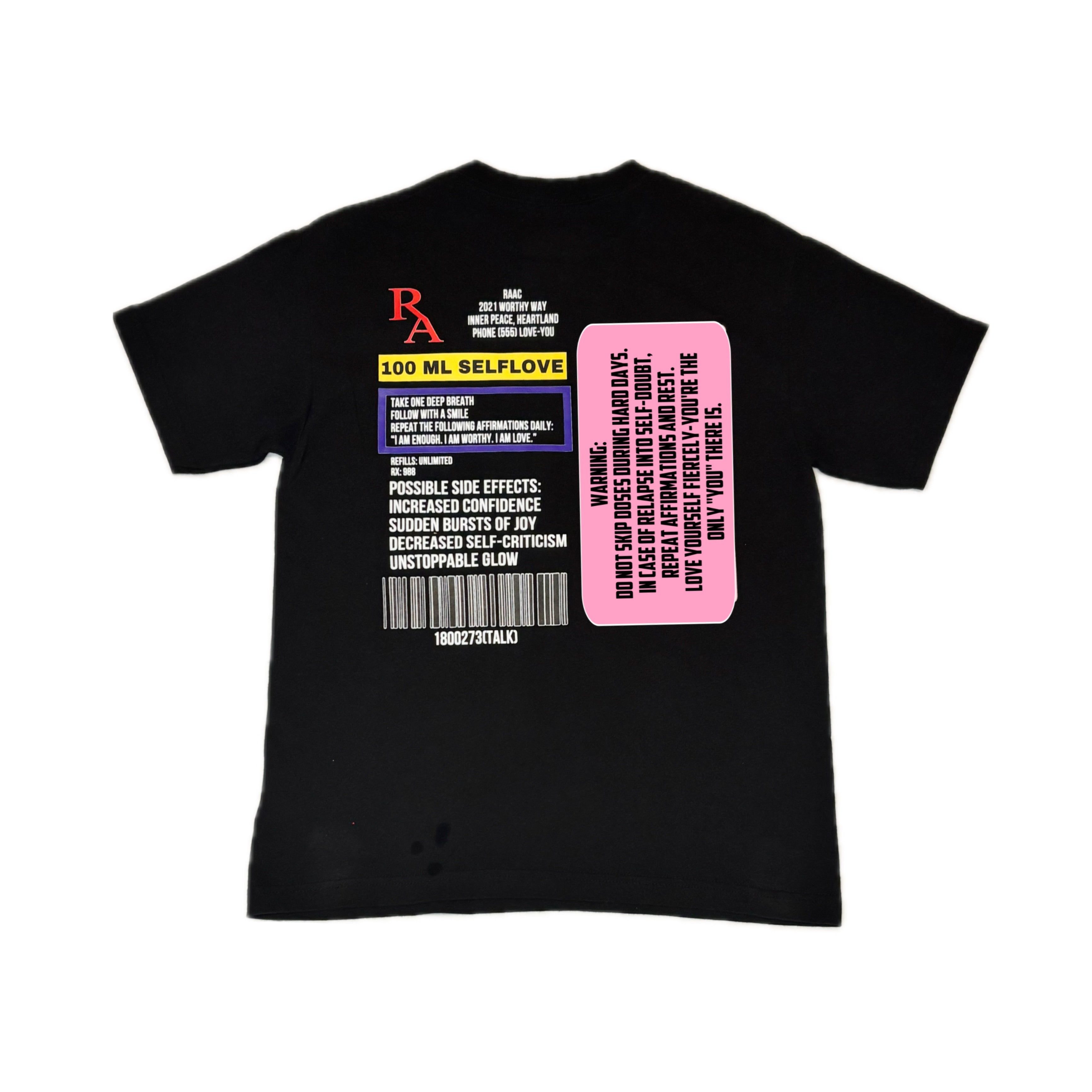 May Cause Happiness Black Tee